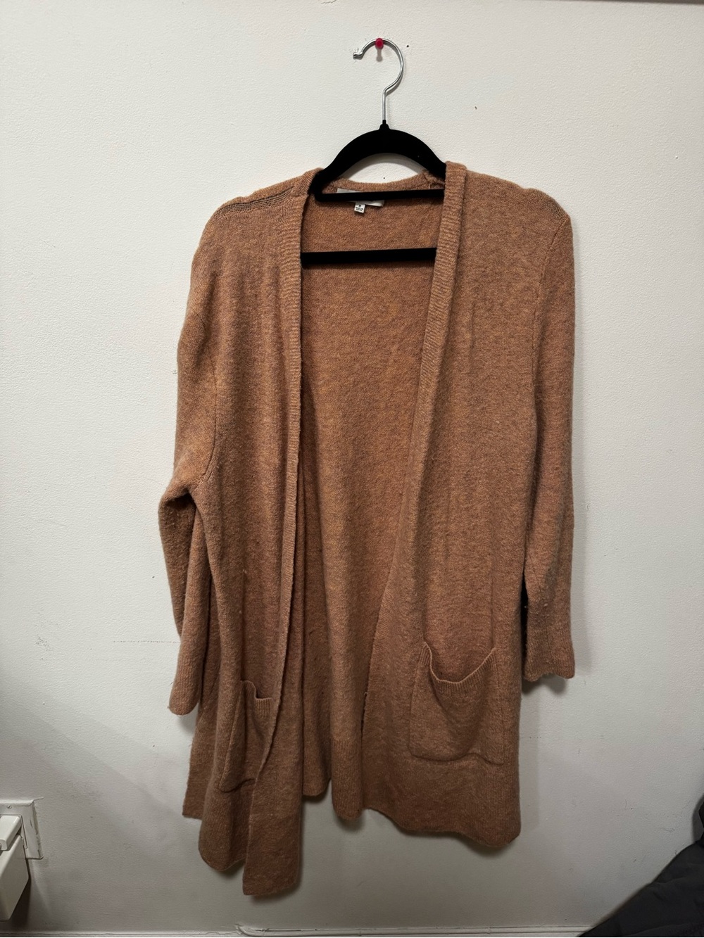 Madewell Open-Front Pocket Cardigan - Camel Brown